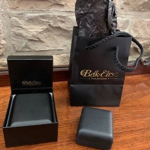 Gift Boxes & Bag / Tissue Set Black Belks